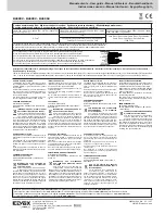 Preview for 4 page of Elvox K40900 User Manual