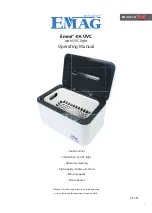 Preview for 5 page of EMAG Emmi 06 UVC Operating Manual