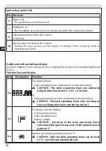 Preview for 42 page of EMAK EF 105 Operators Instruction Book