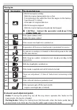 Preview for 43 page of EMAK EF 105 Operators Instruction Book