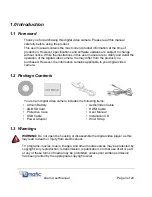 Preview for 3 page of Ematic eCam Series User Manual