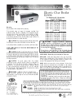 Preview for 1 page of EmberGlo E2436F Installation, Service Instructions & Parts