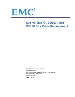 Preview for 1 page of EMC Data Domain DD670 Hard Drive Replacement