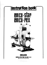 Emco emco-rex Instruction Book preview