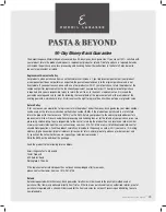 Preview for 23 page of Emeril Lagasse Pasta & Beyond PM-01 Owner'S Manual