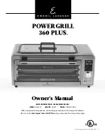 Emeril Lagasse POWER GRILL 360 PLUS AFGO-01 Owner'S Manual preview