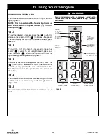 Preview for 24 page of Emerson AIRA ECO CF985BS00 Owner'S Manual