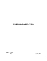 Preview for 50 page of Emerson AV101 Owner'S Manual