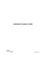 Preview for 50 page of Emerson AV101C Owner'S Manual