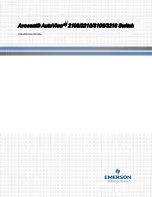 Preview for 1 page of Emerson Avocent AutoView 2108 Installer/User Manual