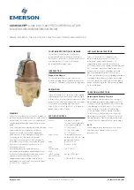 Emerson CASH VALVE A-360 Installation, Operation And Maintenance Instructions preview