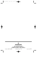 Preview for 20 page of Emerson CF930BS00 Owner'S Manual