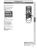 Preview for 135 page of Emerson EDVR95E Owner'S Manual