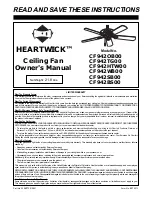 Emerson HEARTWICK CF942BS00 Owner'S Manual preview