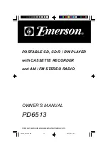 Emerson PD6513 Owner'S Manual preview