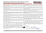 Preview for 15 page of Emerson RIDGID RP 219 Manual