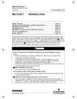 Preview for 7 page of Emerson Rosemount 2110 Reference Manual