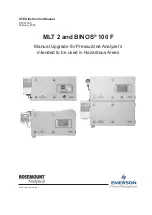 Emerson Rosemount  MLT 2 Upgrade Manual preview