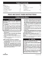 Preview for 2 page of Emerson SUMMERHAVEN LED CF850GES01 Owner'S Manual