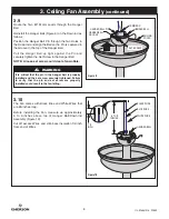 Preview for 8 page of Emerson SUMMERHAVEN LED CF850GES01 Owner'S Manual