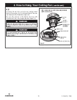 Preview for 10 page of Emerson SUMMERHAVEN LED CF850GES01 Owner'S Manual