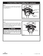 Preview for 12 page of Emerson SUMMERHAVEN LED CF850GES01 Owner'S Manual