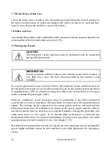 Preview for 24 page of EMF Motor EMF SQML160 Series Operating Instructions Manual