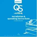 Preview for 1 page of Emfit QS +ACTIVE Installation & Operating Instructions Manual
