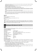 Preview for 18 page of Emos E-2162-5W User Manual