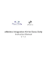 Preview for 1 page of eMotimo Integration Kit for Dana Dolly Instruction Manual