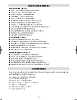 Preview for 3 page of EMPHASER ECP25XT3 Installation & Operating Manual