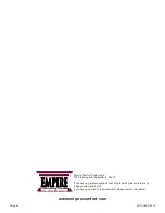 Preview for 24 page of Empire Comfort Systems METRO BMHK-18N-1 Installation Instructions And Owner'S Manual