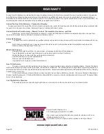 Preview for 20 page of Empire Heating Systems DV-25-4SG Installation Instructions And Owner'S Manual