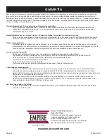 Preview for 64 page of Empire Heating Systems GWT-25W-2 Installation Instructions And Owner'S Manual