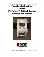 Empire ProFormer Operating Instructions Manual preview