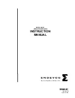 Preview for 1 page of ENDEVCO 6634C Instruction Manual