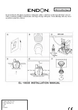 Preview for 2 page of Endon EL-10035 Installation Instructions