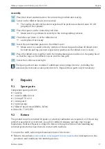 Preview for 17 page of Endress+Hauser ISEmax compressed air
cleaning unit Operating Instructions Manual