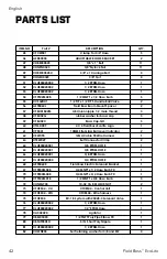 Preview for 42 page of Enduraplas FIELD BOSS ECOLITE SFB060FG712V Owner'S Manual