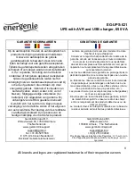 Preview for 9 page of Energenie EG-UPS-021 User Manual