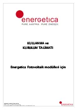 Preview for 39 page of Energetica E-2000 Series Operating And Installation Manual