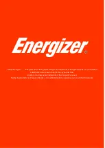 Preview for 2 page of Energizer EZLSPF20 User Manual