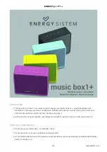 Preview for 3 page of ENERGY SISTEM music box1+ User Manual