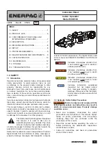 Preview for 1 page of Enerpac ECSE300 Instruction Sheet