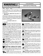 Preview for 4 page of Enerpac NC-1319 Instruction Sheet