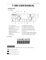 Enersound T?500 User Manual preview