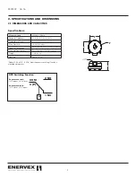 Preview for 4 page of ENERVEX 3903002 Installation & Operating Manual