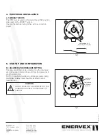 Preview for 6 page of ENERVEX 3903002 Installation & Operating Manual