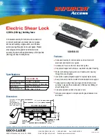 Preview for 1 page of ENFORCER Enforcer SD-993B-SS Product Information Sheet