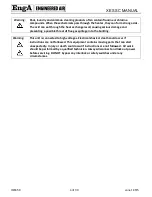 Preview for 4 page of EngA Engineered Air XES-SC Series Installation, Operation And Maintenance Manual